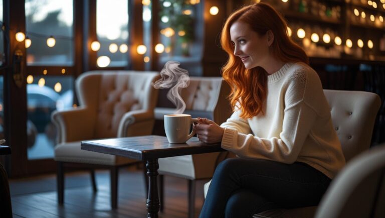 婚活に疲れた女性が、気持ちを整理しながら前向きになろうとしている様子