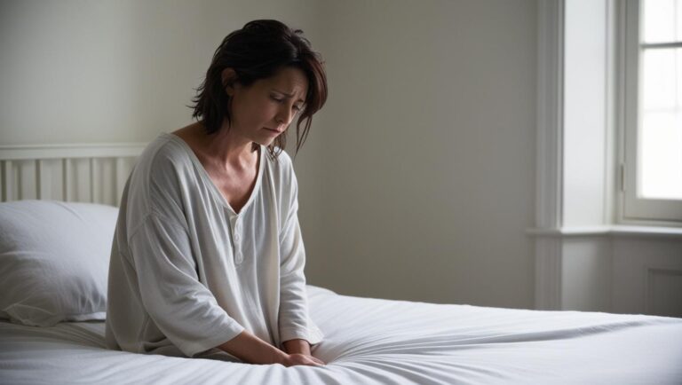 婚活が辛いと感じる女性が、一人で悩んでいるイメージ写真